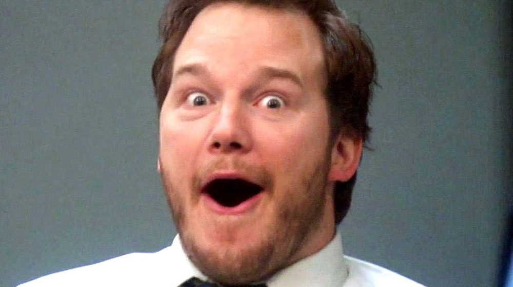 Chris Pratt Andy Dwyer laughing