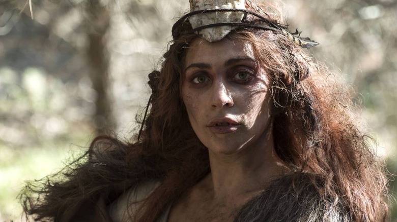 Lady Gaga as Scáthach in "AHS: Roanoke"