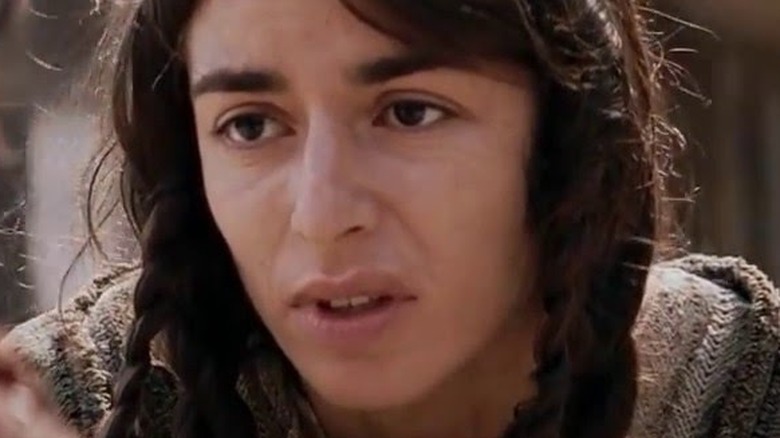 Saint Veronica wipes Jesus' bloody face