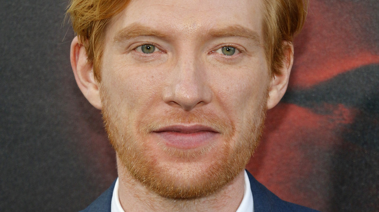 Domhnall Gleeson smiling 