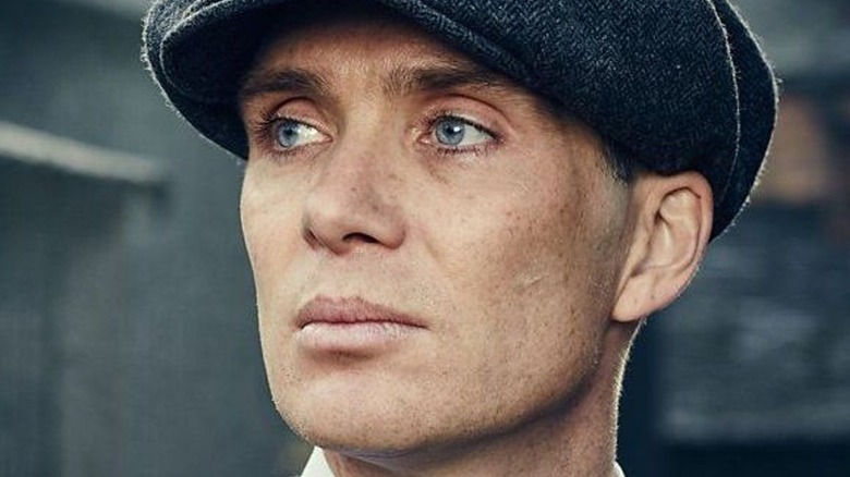 Tommy Shelby wearing a hat