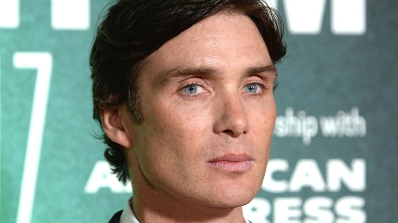 Cillian Murphy looking at camera