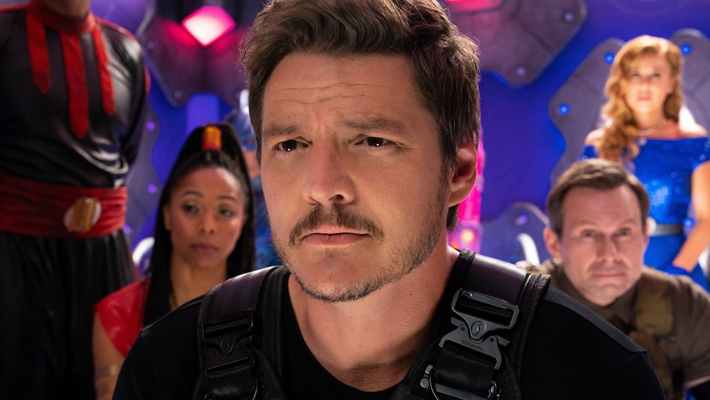 Pedro Pascal grimacing