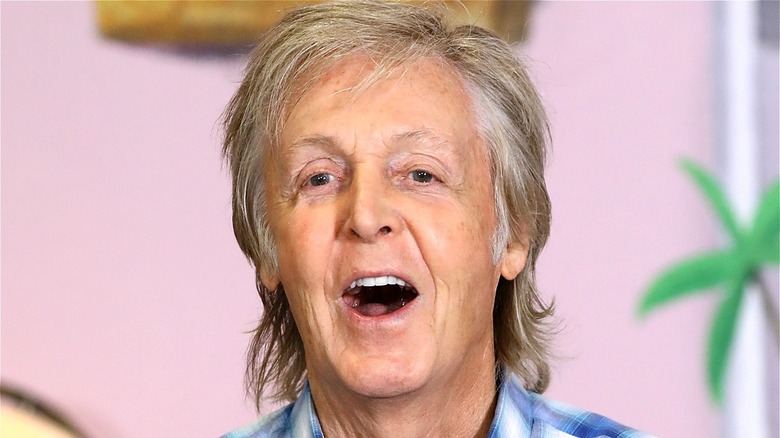 Paul McCartney smiling