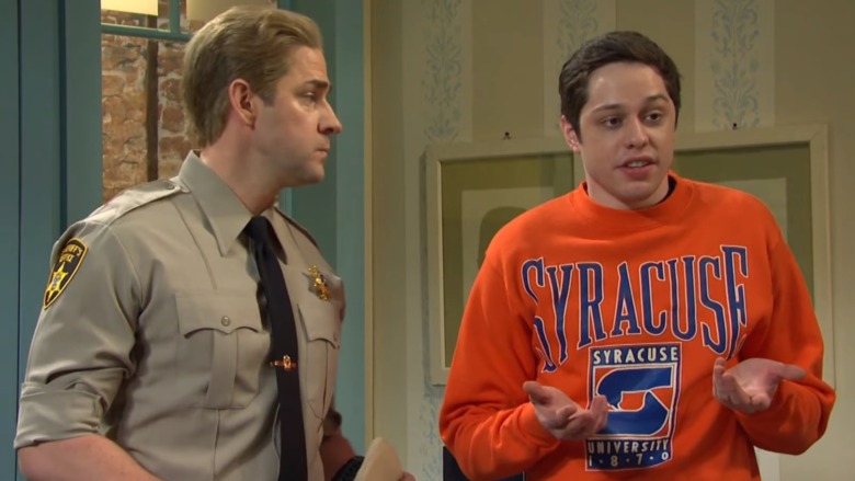Pete Davidson in a Syracuse shirt