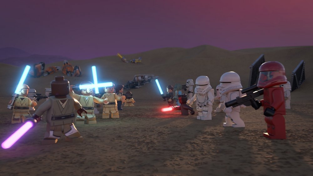 LEGO Light Side versus LEGO Dark Side in the LEGO Star Wars Holiday Special