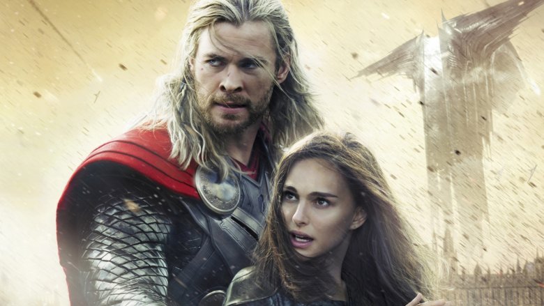 Natalie Portman Chris Hemsworth Thor and Jane Foster