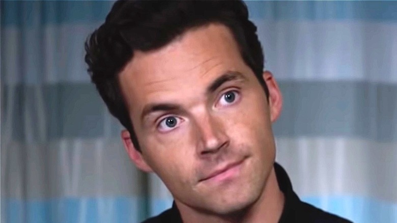 Ian Harding Chicago Med head tilted 