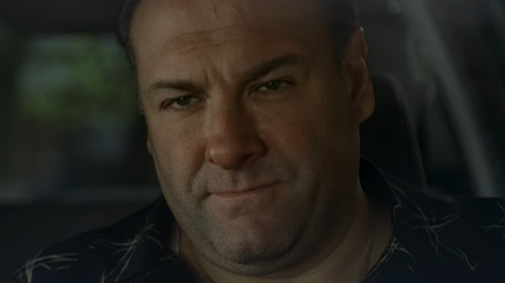 Tony Soprano Glares