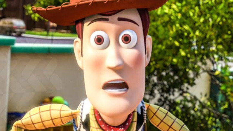 Toy Story 4 Woody doll surprised