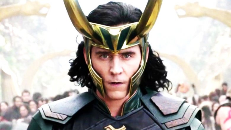 Tom Hiddleston as Loki in The Avengers