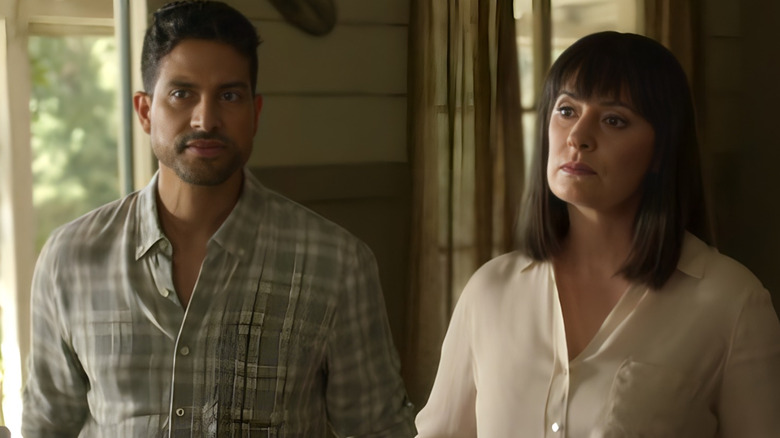 Alvez and Prentiss looking serious