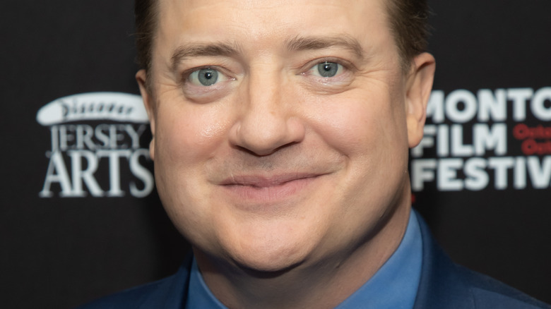 Brendan Fraser smiling