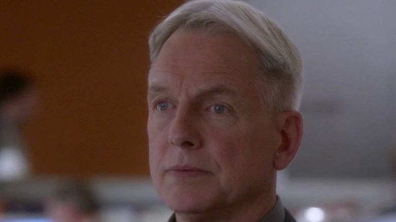 Gibbs looking stern