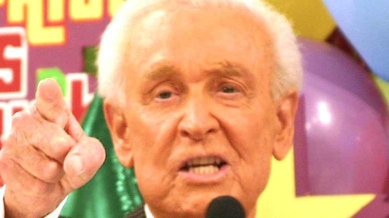 Bob Barker pointing