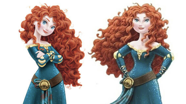 Merida posing confidently