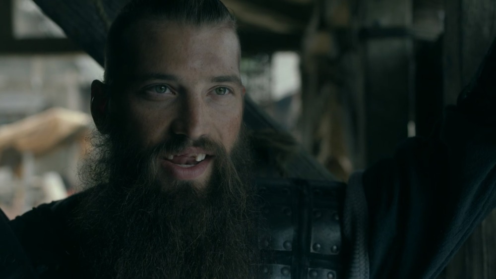 Brent Burns smiling in Vikings