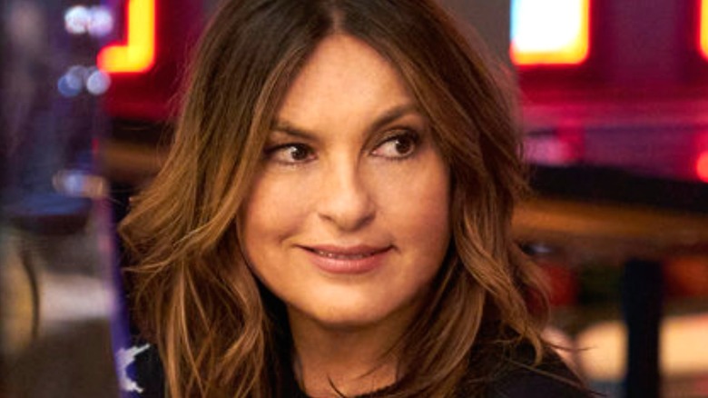 Olivia Benson smirking