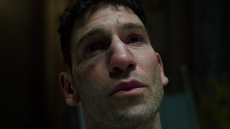 The Punisher crying 