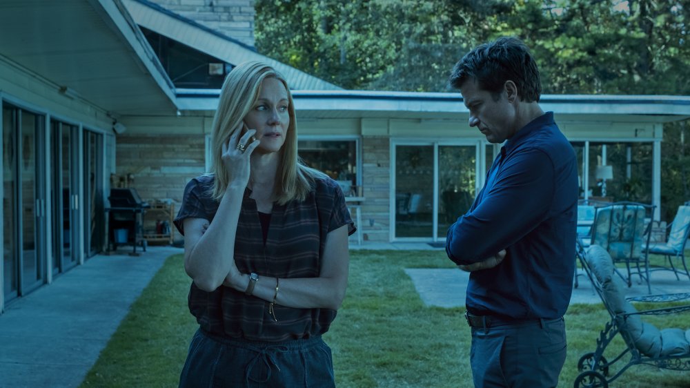 Laura Linney as Wendy Byrde and Jason Bateman as Marty Byrde on Ozark