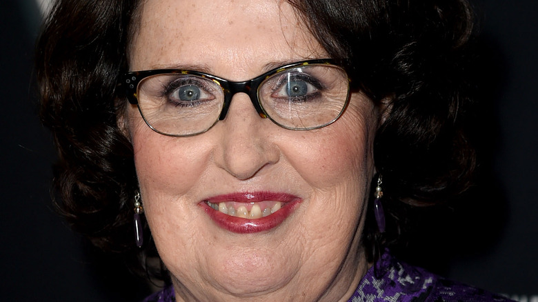 Phyllis Smith smiling with glasses