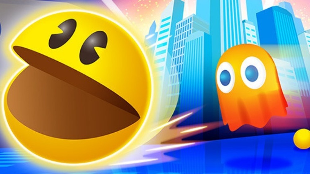 Pac-Man chased by ghost
