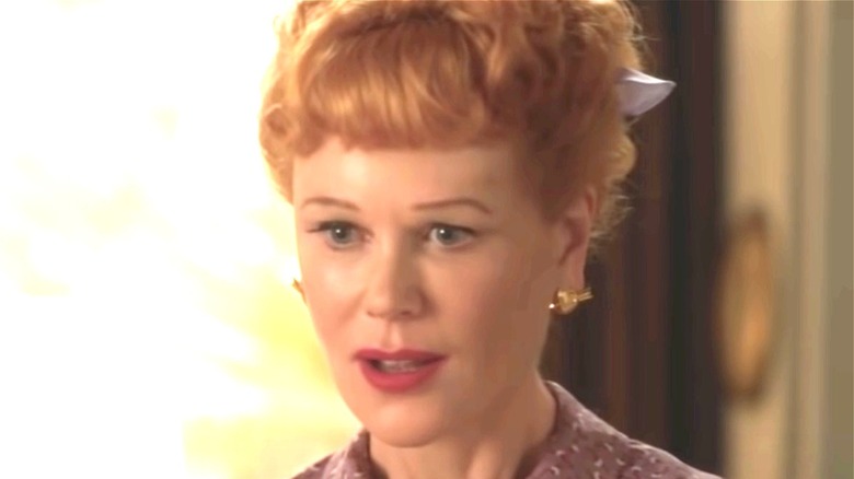 Nicole Kidman playing Lucille Ball