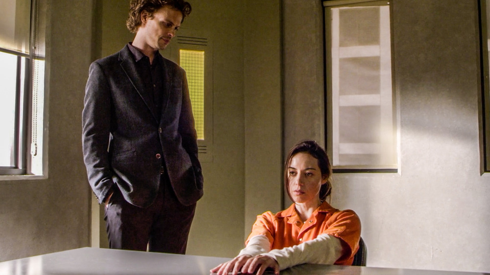 Cat Adams in jail with Dr. Spencer Reid