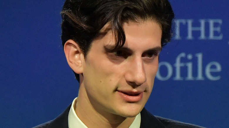 Jack Schlossberg speaking at an event 