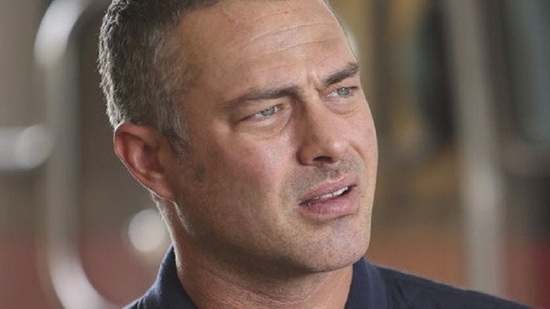 Lieutenant Kelly Severide looking confused