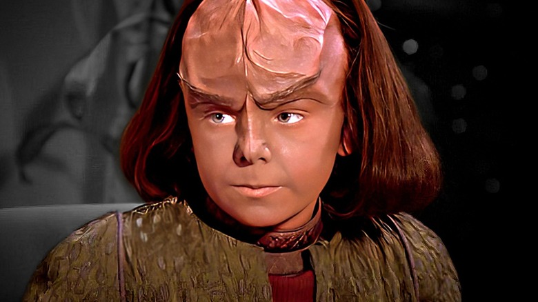 Klingon Alexander staring