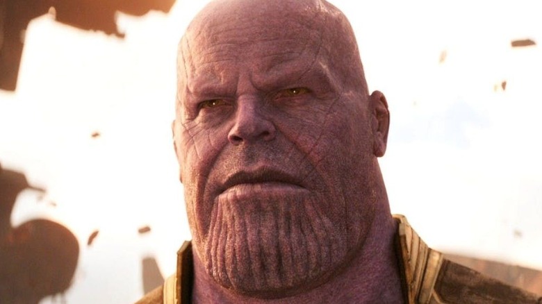 Josh Brolin Thanos smiling