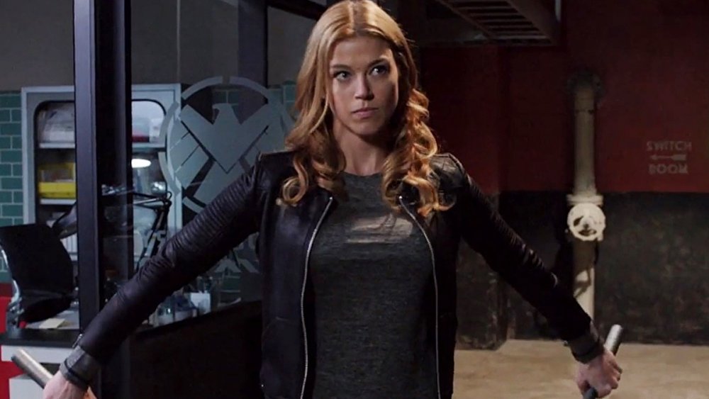 Adrianne Palicki as Bobbi Morse on Agents of SHIELD