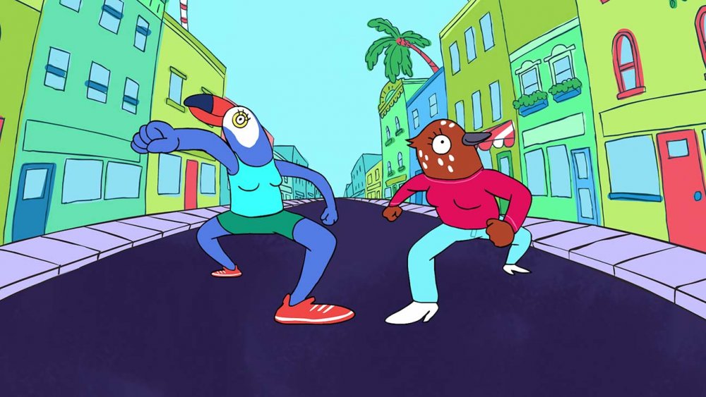 The titular best friends on Tuca and Bertie