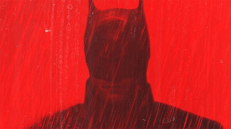 The Batman in the rain