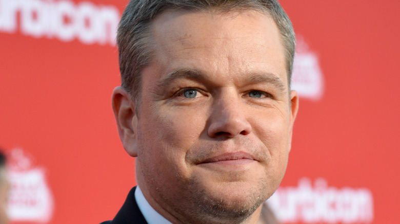 Matt Damon posing at an event