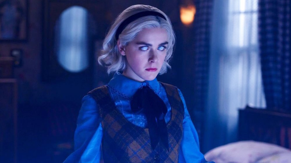 Kiernan Shipka as Sabrina Spellman on Chilling Adventures of Sabrina