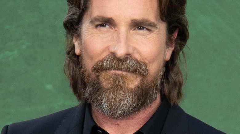 Christian Bale smiling