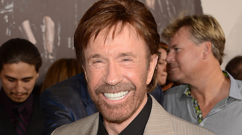 Chuck Norris smiling