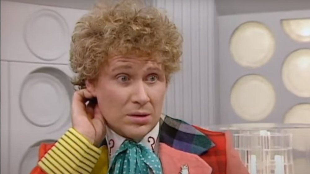 Colin Baker as the Sixth Doctor