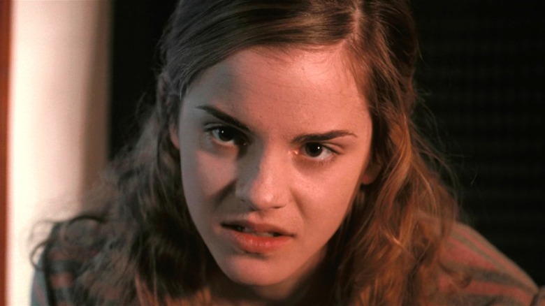Emma Watson scowling 