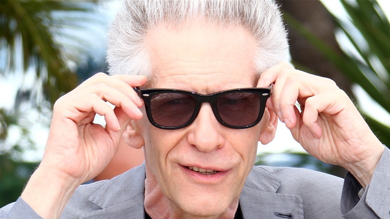 David Cronenberg wears sunglasses at event 