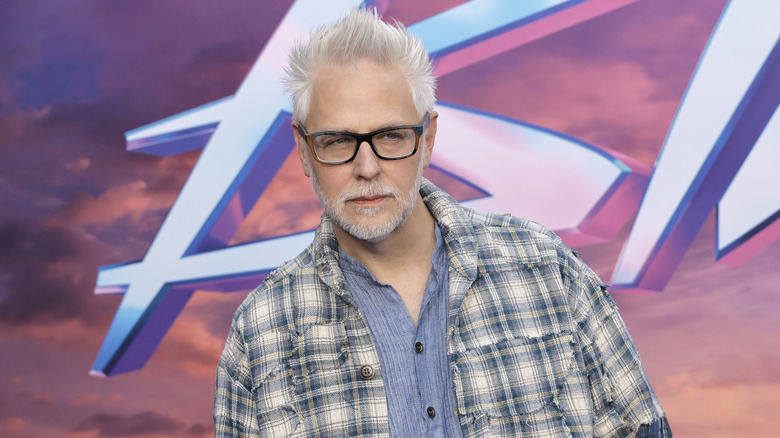 James Gunn posing for photo