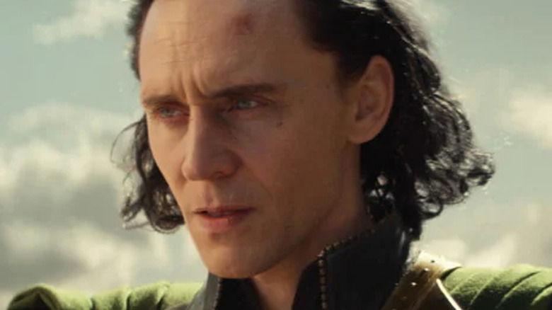 Loki TV Show Injured Face