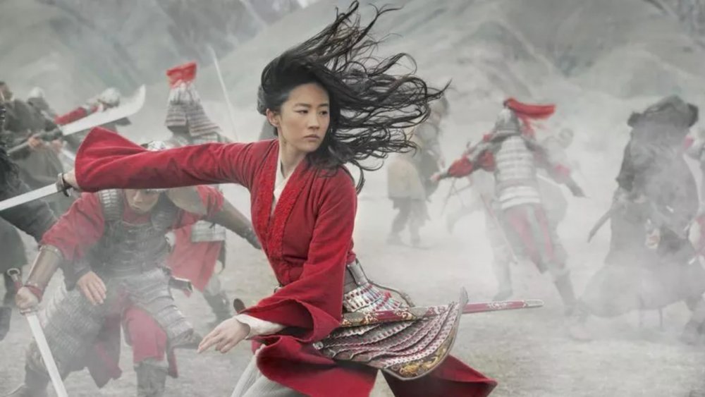 Lin Yifei as Hua Mulan in 2020's Mulan