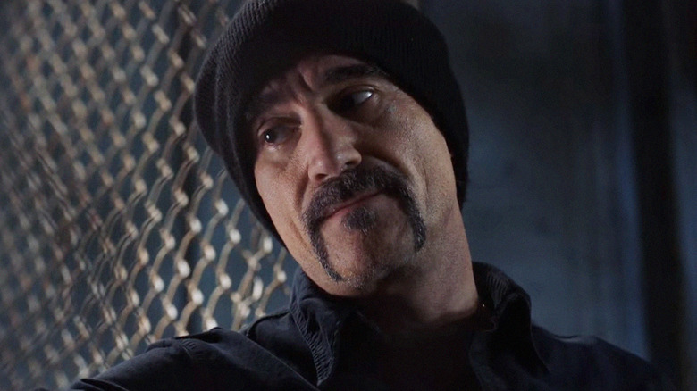 Alvin Olinsky intimidating glance black beanie