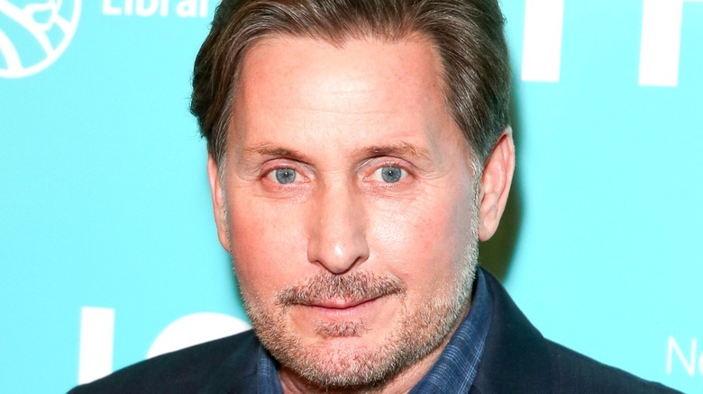 Emilio Estevez smiling