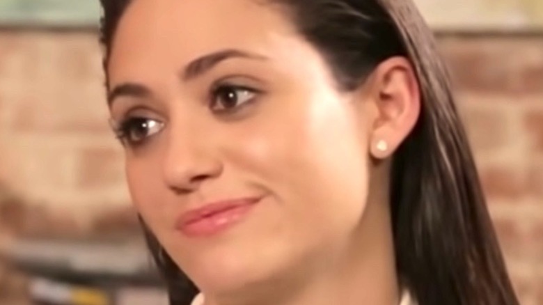 Emmy Rossum smiling