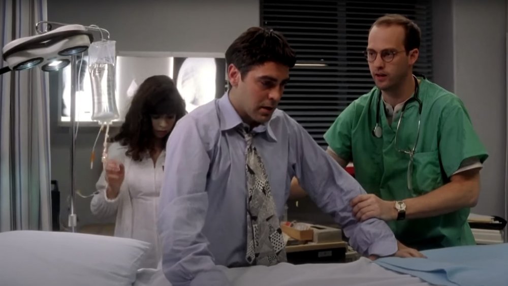 Screenshot of George Clooney from the first episode of ER