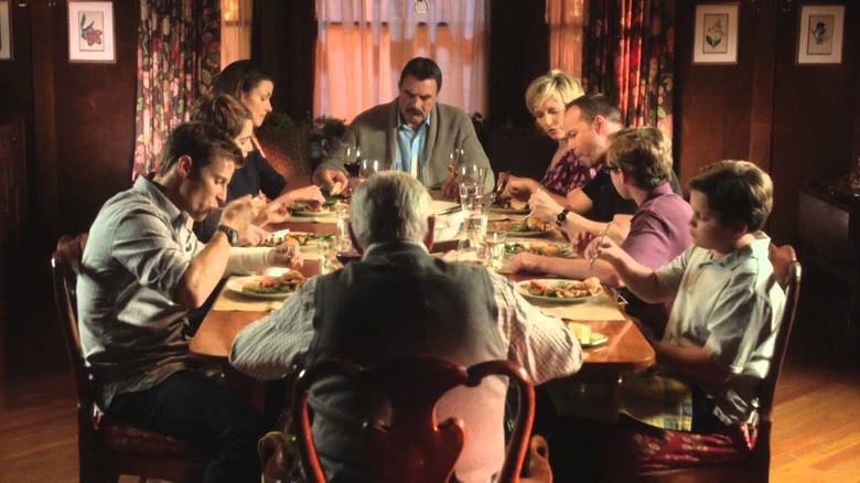 Reagans having the Sunday dinner